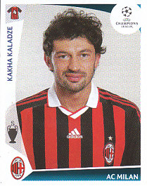 Kakha Kaladze A.C. Milan samolepka UEFA Champions League 2009/10 #146